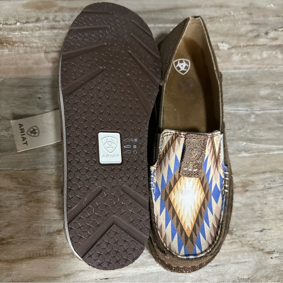 Ariat Metallic Aztec Blanket Cruiser Slip On Shoe SZ 7.5 Bronze Western NWT - Picture 5 of 7